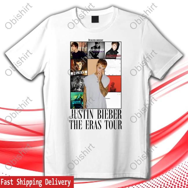 Justin Bieber The Eras Tour Tee Shirt
