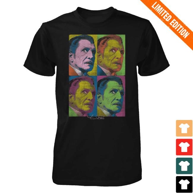 Fright-Rags Merch Shop Store Official Vincent Price Pop Art New Shirt