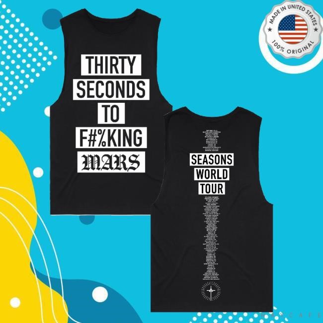 Thirty Seconds To Mars Merch Seasons World Tour Tstfm Censored Hoodie Sweatshirt