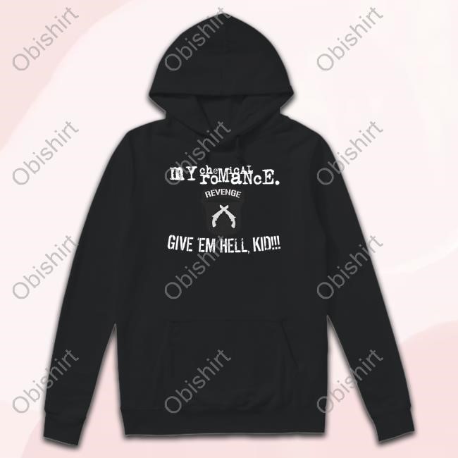 Mychemicalromance Store Give Em Hell Kid Tee Shirt