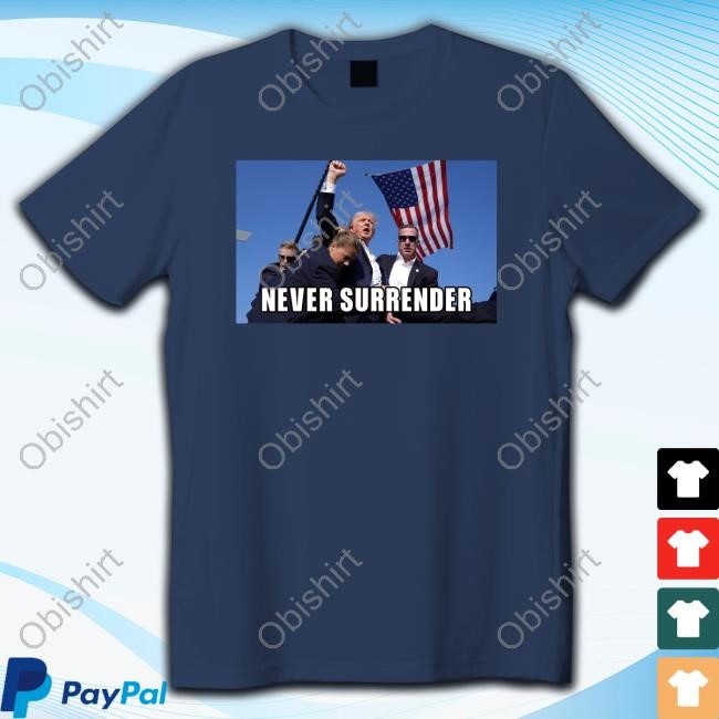 Arman Alizad Donald Trump Fight Fight Fight Never Surrender Hoodie