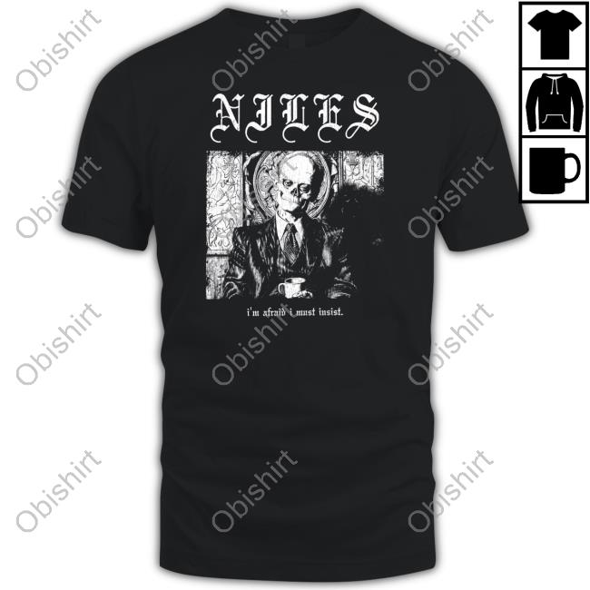 Niles Crane Death Metal Hardcore Long Sleeve T Shirt