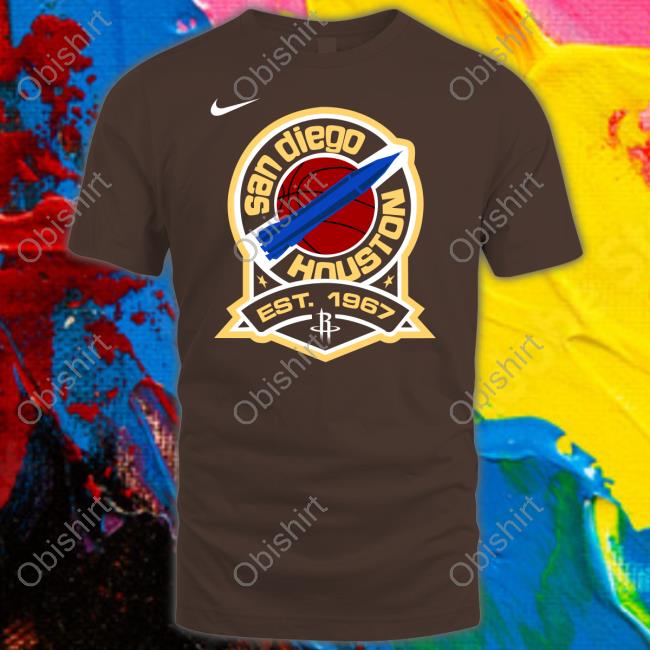 San Diego Houston Est 1967 Tee Houston Rockets