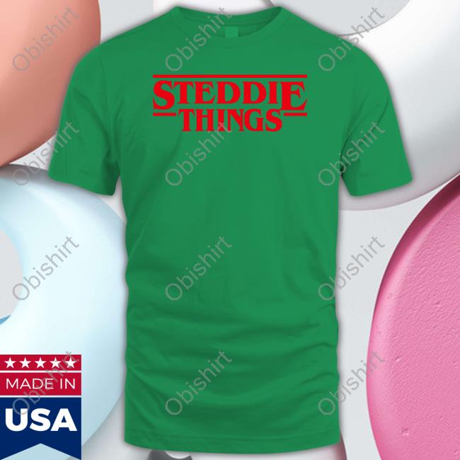 Steddie Things Logo Long Sleeve T Shirt Steddie Things Tees Biderverse