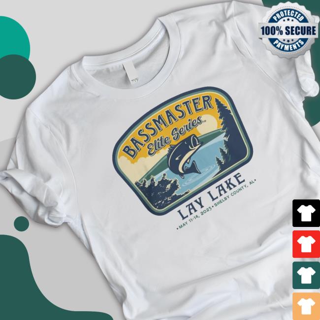 Bassmaster Elite Series Badge Lay Lake Shirt Bassmaster Elite Series Badge Lay Lake shirt