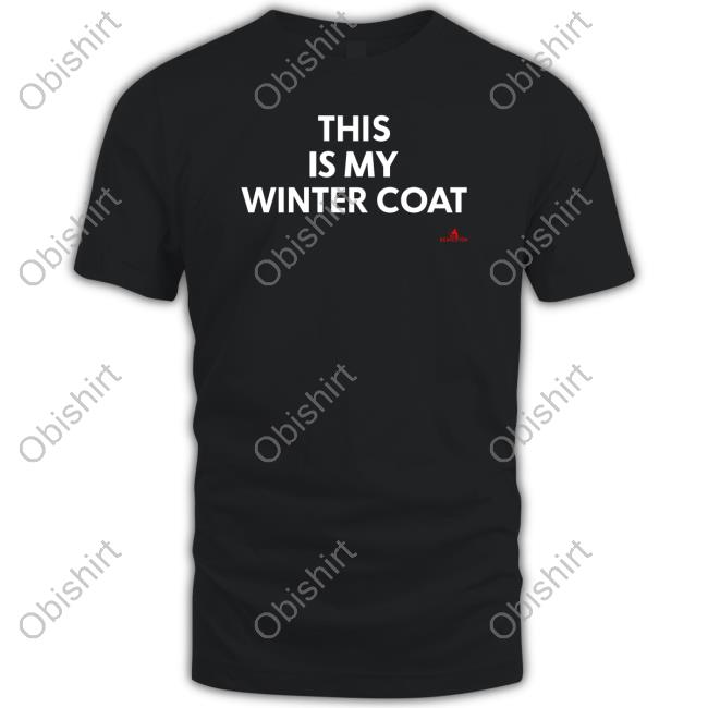 This Is My Winter Coat Hoodie Black