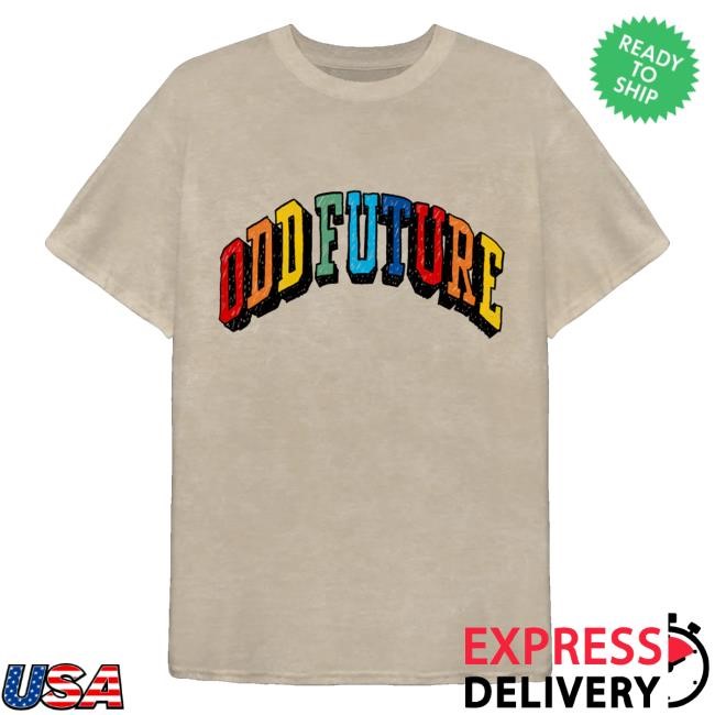 Official Odd Future Merch Varsity Marker Ivory Classic Shirt