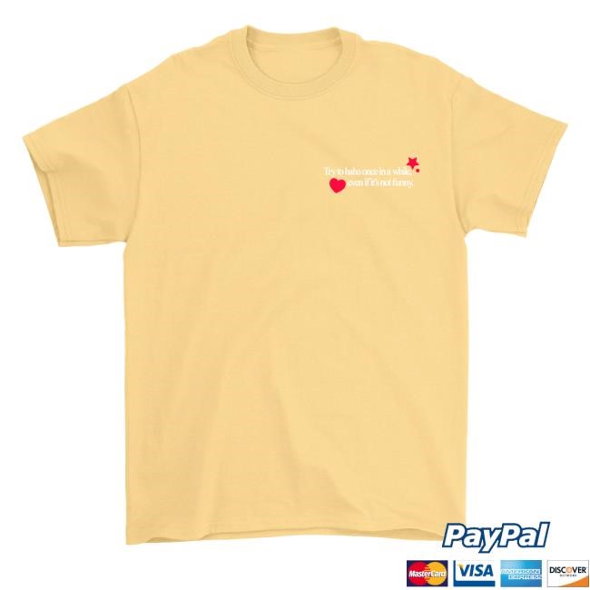 Official Average Rob Merch Haha Heart T-Shirt, Hoodie, Tank Top, Sweater And Long Sleeve T-Shirt Yellow Haze
