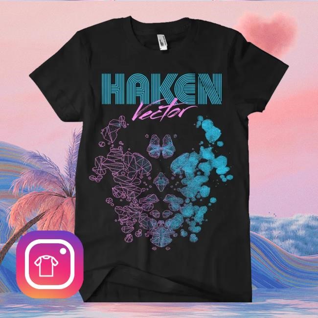Haken Vector Black Tee Haken Merch