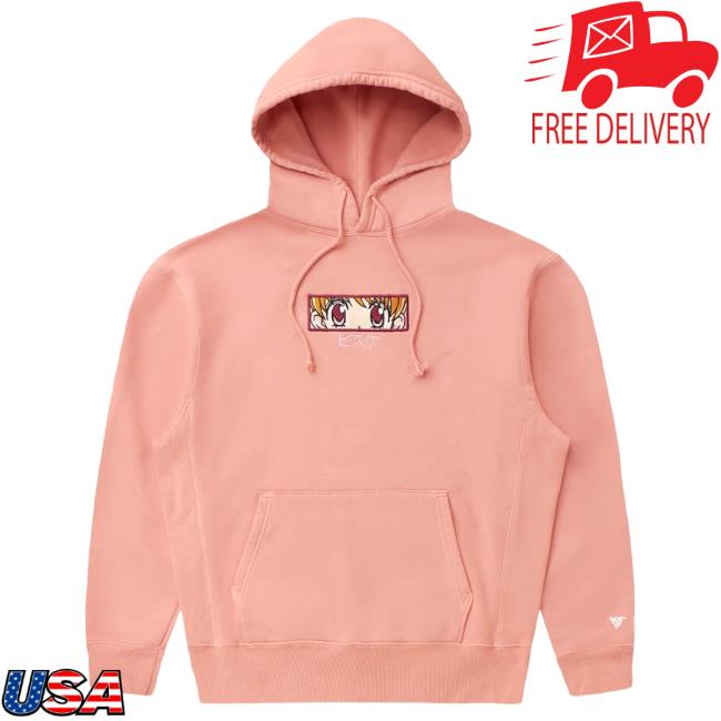 Official Hypland Clothing Merch Store Hypland Hxh Biscuit Eyes Pullover Hoodie (Salmon)