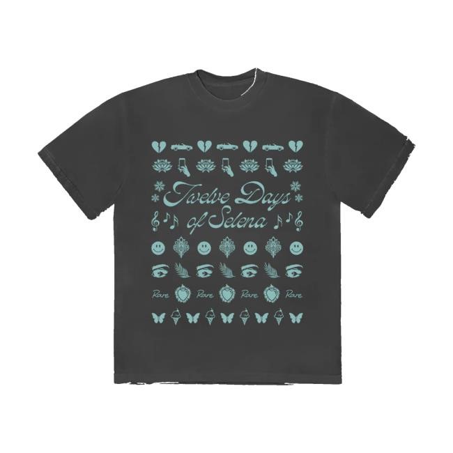 Selena Gomez Merch Twelve Days Of Selena T-Shirt, Hoodie, Tank Top, Sweater And Long Sleeve T-Shirt