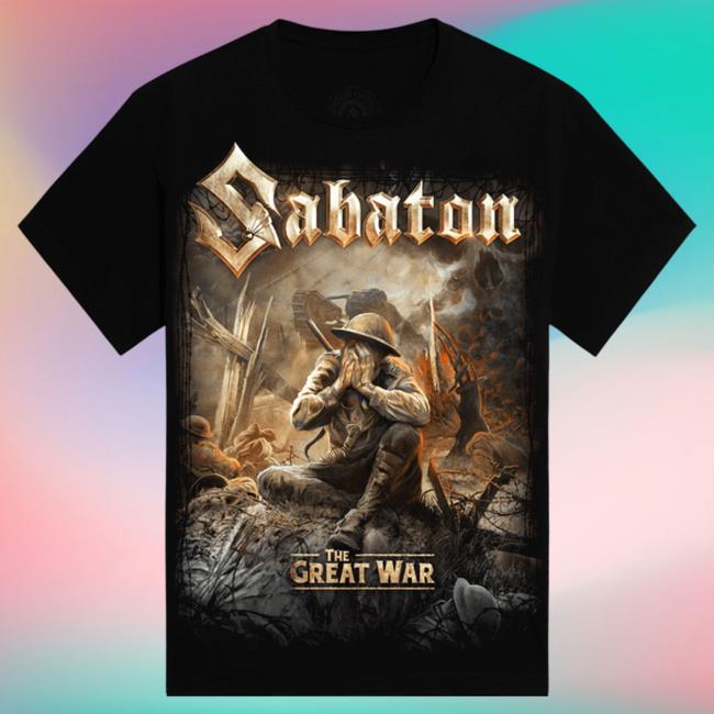 Official Sabaton Merch Store Sabaton The Great War T Shirt Sabaton Shop