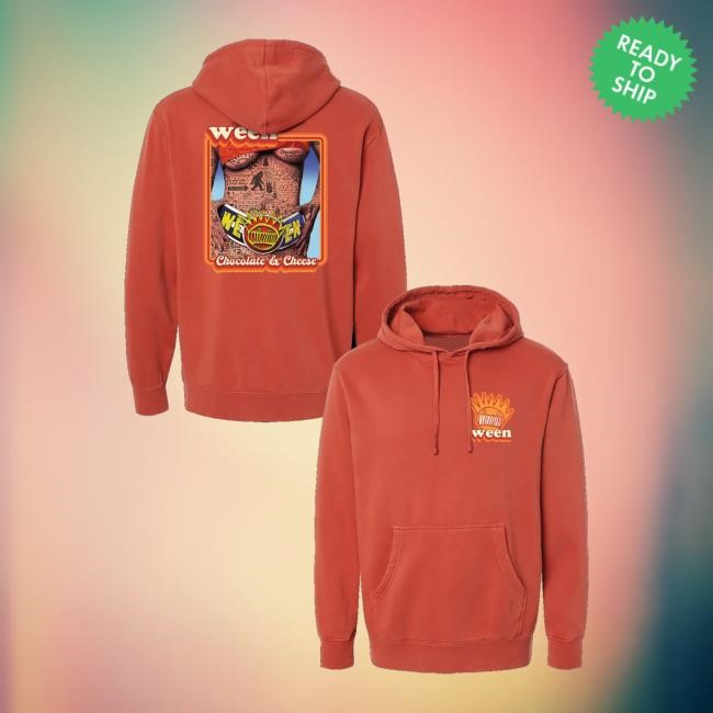 Ween Merch Store Chocolate & Cheese Anniversary Crewneck Sweatshirt