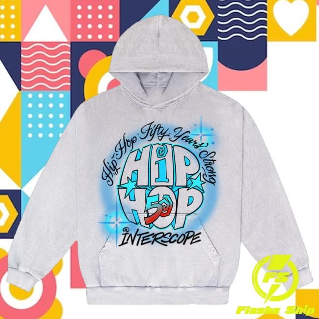 Trending Interscope Merch Hip Hop 50 Airbrush Crewneck Sweatshirt