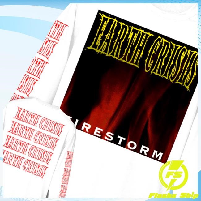 Earth Crisis Merch Earth Crisis Firestorm Crewneck Sweatshirt