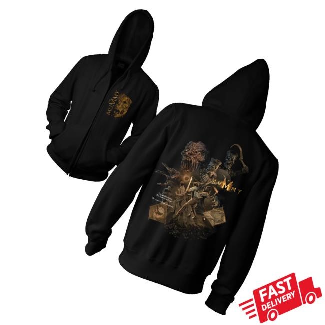 Cavitycolors Merch The Mummy 1999 Zip-Up Hoodie