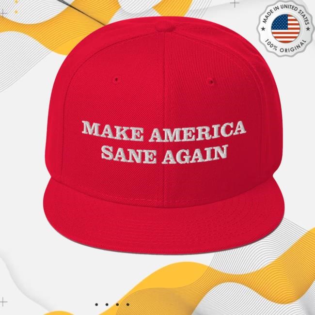 Thepoliticalmixster Merch Make America Sane Again Bucket Hat