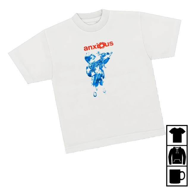 Anxiousct Merch Store Anxious Deer Kid Crewneck Sweatshirt