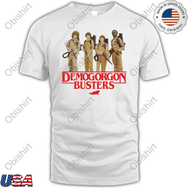 Myles Garrett Wearing Stranger Things Demogorgon Busters T Shirt