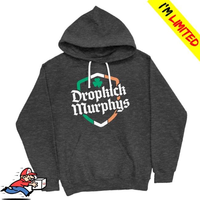 Dropkick Murphys Store Ire Shield Pullover Crewneck Sweatshirt