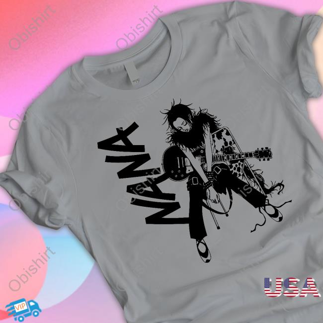 Nana Osaki Guitar Tee 8Files Nana Osaki Guitar Shirt