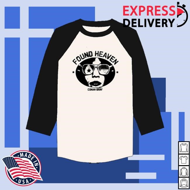 Conan Gray Merch Found Heaven Baseball Tee Shirt