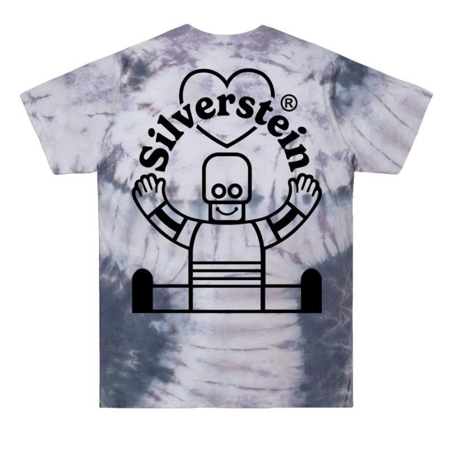 Silverstein Merch Shop Store Official Robot Love Dye Tee Shirt