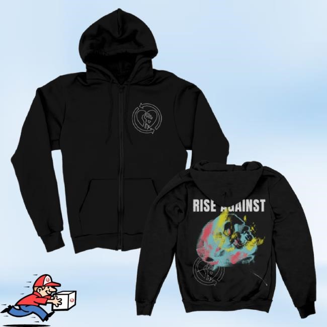 Official Rise Against Merch Projecting Skull Tank Top (Black)