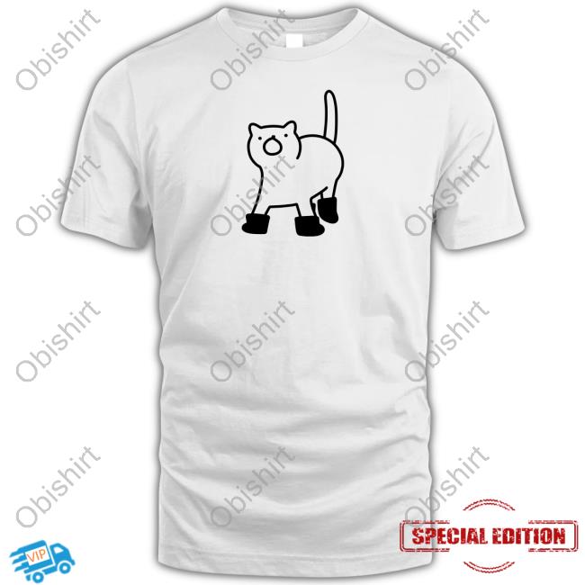 Puss In Boots T-Shirt Poorly Drawn Cats