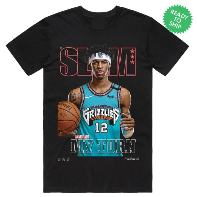 Official Slamgoods Merch Slam Cover Tee - Ja Morant (Slam 227) Shirt