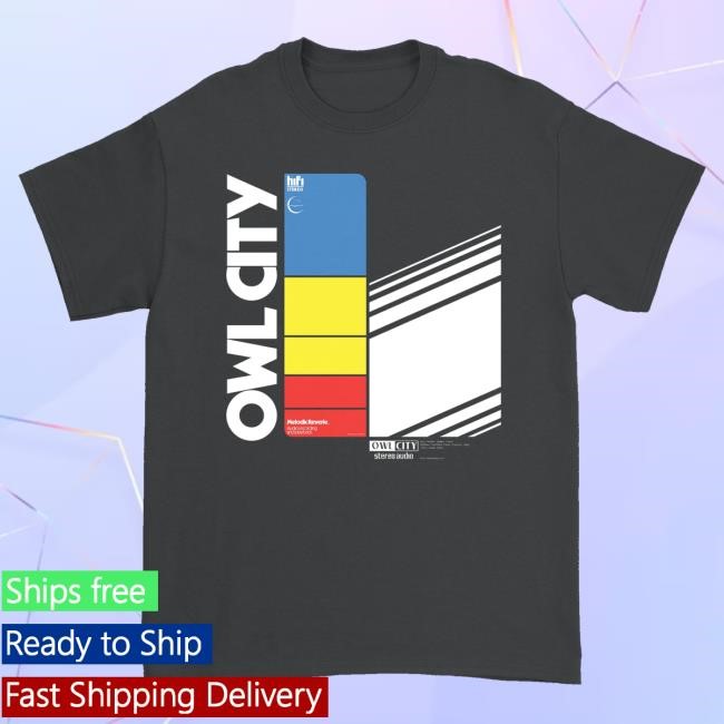 Official Owl City Music Merch Owl City Vhs Long Sleeve Shirt