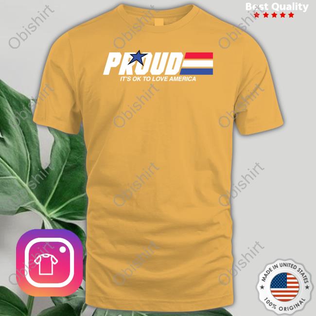 Ccg Bryson Proud It's Ok To Love America Pride T-Shirt