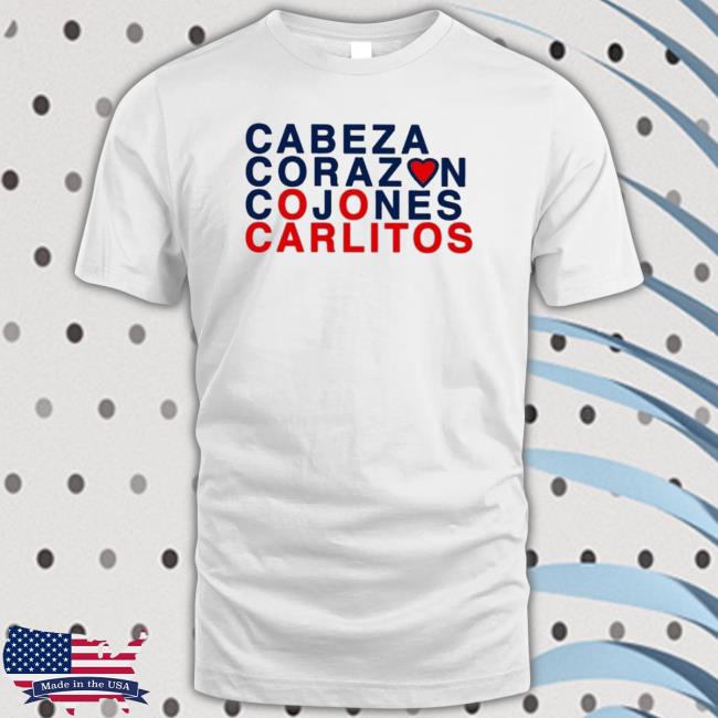 Official Cabeza Corazon Cojones Carlitos Crewneck Sweatshirt