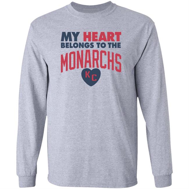 Bob Kendrick My Heart Belongs To The Monarchs Kc Shirt
