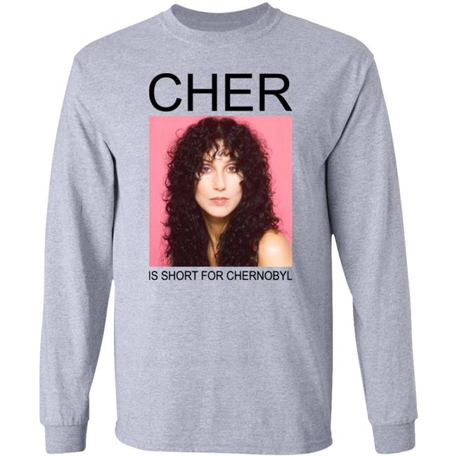 Zach Silberberg Wearing Cher Is Short For Chernobyl Shirt