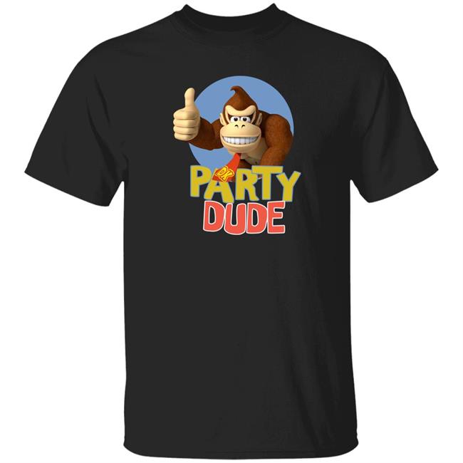Donkey Kong Party Dude Shirt DonkeyKongApe