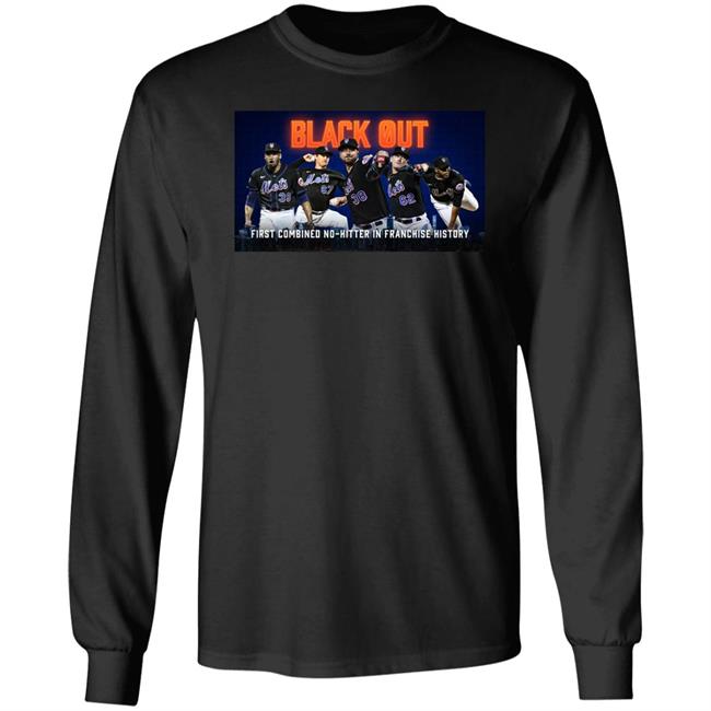 New York Mets Black Out First Combined No-Hitter In Franchise History Shirt Mets