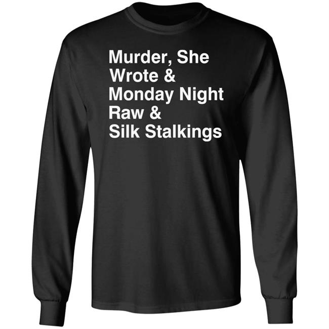Murder She Wrote Monday Night Raw Silk Stalkings Shirt Vintage Puroresu プロレス