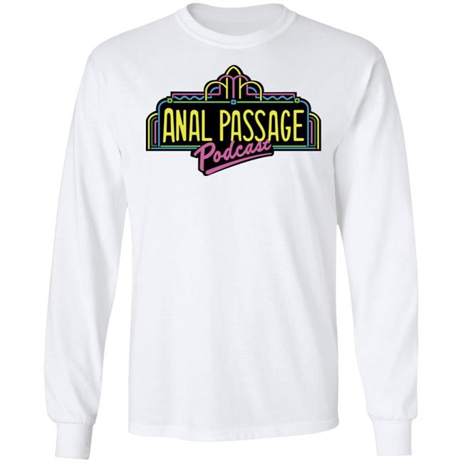 Anal Passage Podcast Shirt Rooster Teeth Store F**Kface Anal Passage Marquee T-Shirt