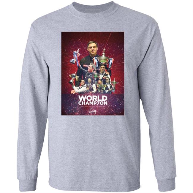 Ronnie O'sullivan Merch Trophies World Champ7on Shirt