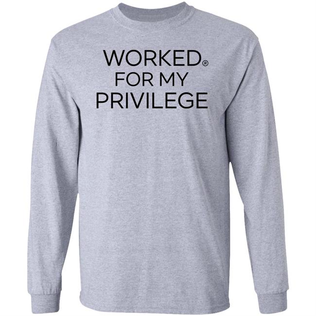 Larry Elder Wearing Worked For My Privilege Shirt