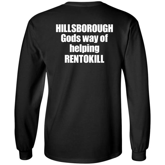 Paul Grange Wearing Hillsborough Gods Way Of Helping Rentokill Shirt The Wrong Kennedy