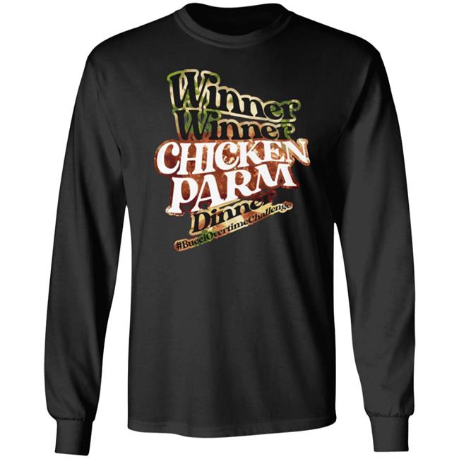 Chicken Parm Esq Sauce Hockey Merch Winner Winner Chicken Parm Dinner #Bucciovertimechallenge Shirt Texas Rangers