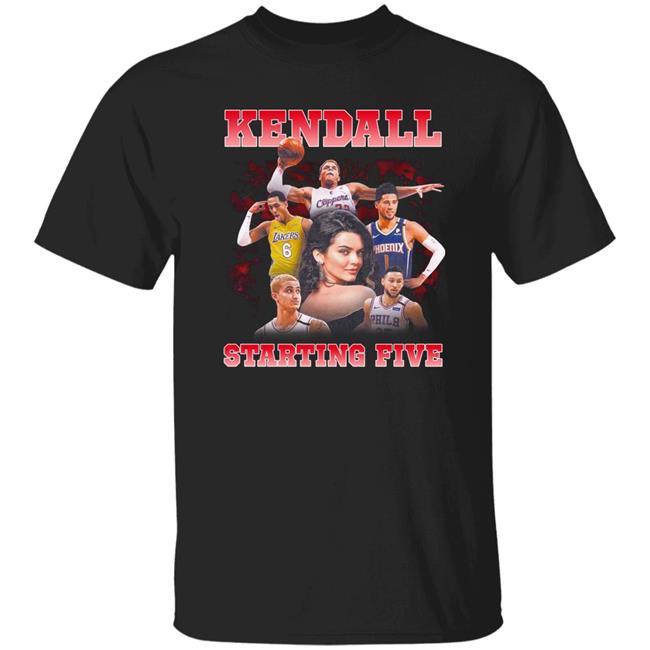 Kendall Starting Five Shirt Loahaddian Kendall Jenner Team Shirt