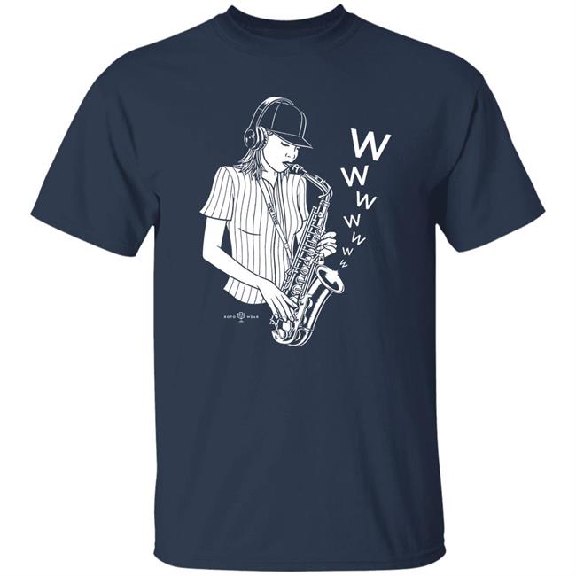 The Sax Lady Shirt Frankie X Rotowear Merch