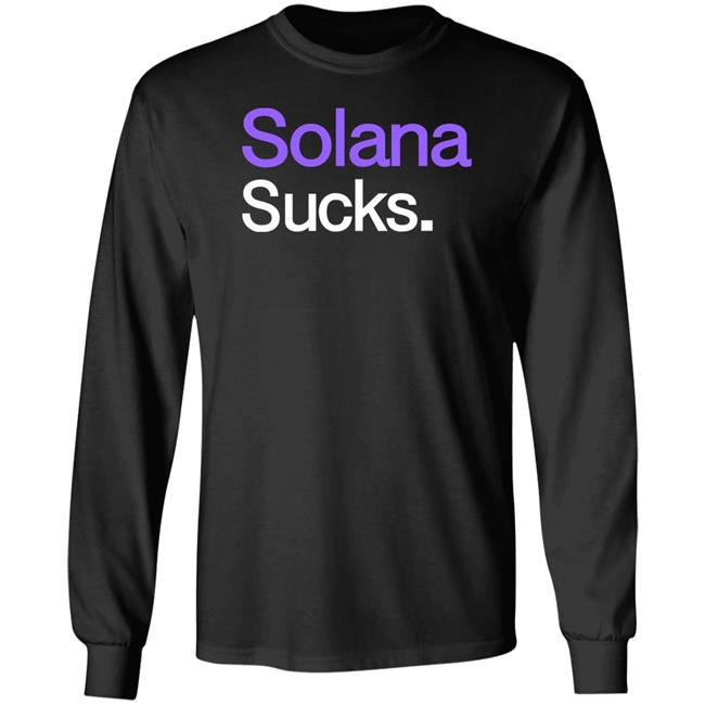 Solana Sucks Shirt Daniel Mateö Solana Sucks Shirt