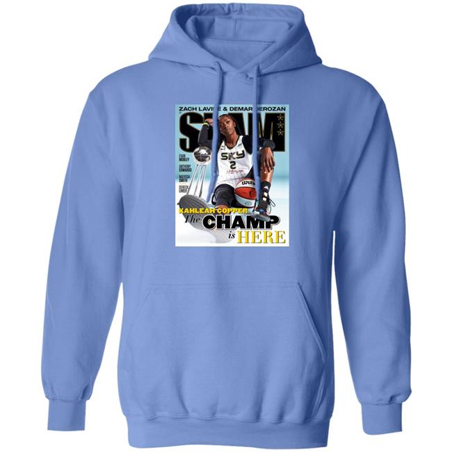 Zach Lavine Demar Derozan Slam Kahleah Copper The Champ Is Here Shirt Zach Lavine Demar Derozan Slam Kahleah Copper The Champ Is Here Shirt
