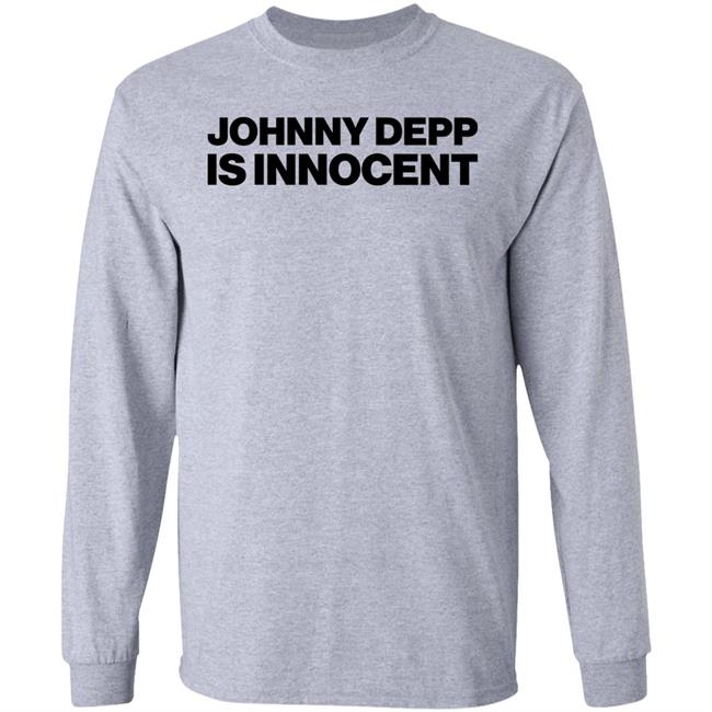 Kari Nautique Wearing Johnny Depp Is Innocent Shirt Andy Signore