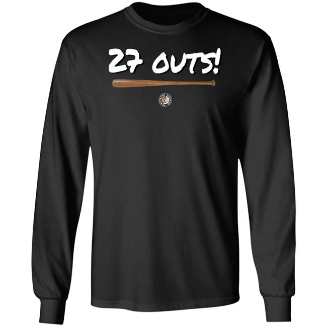 Joezmcfly 27 Outs Shirt Jomboy Media Merch Pinstripe Strong