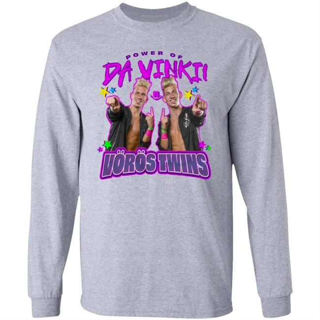 Rare Insults Power Of Da Vinki Voros Twins Shirt Pro Wrestling Tees Merch